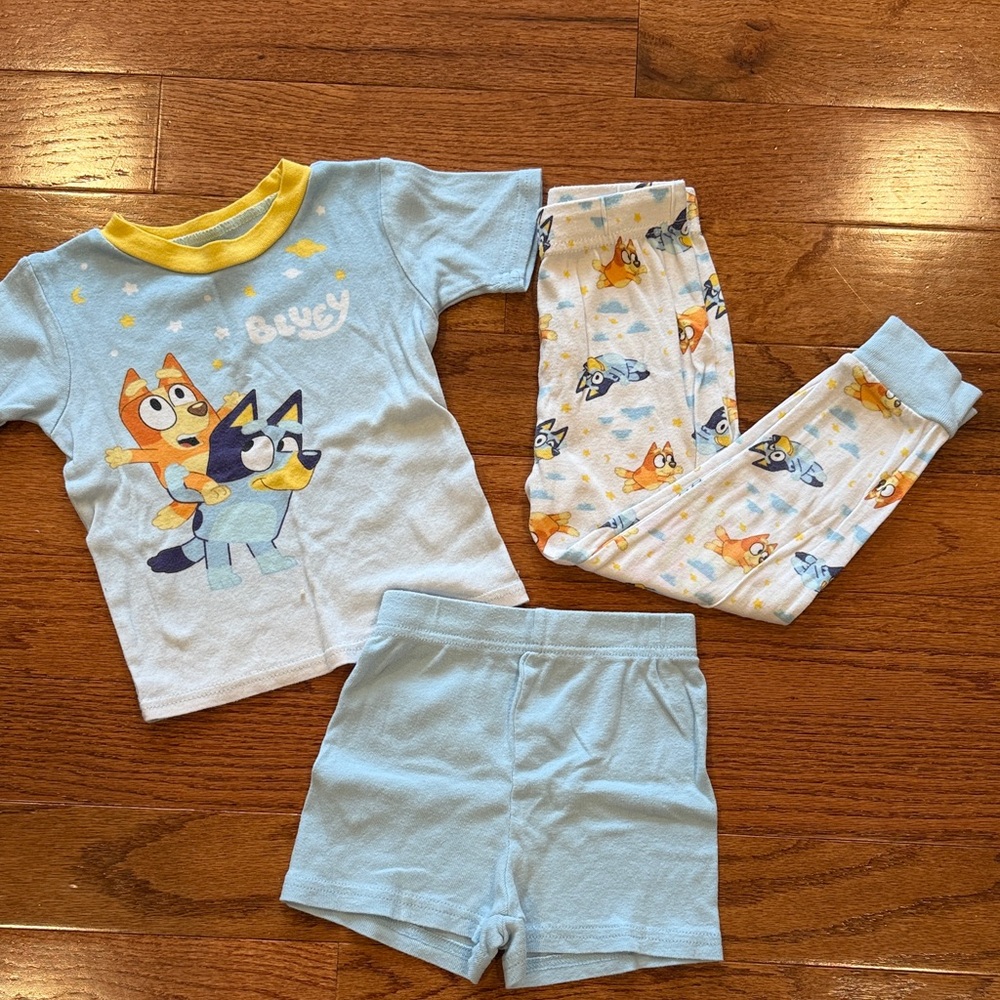 Bluey Kids Pajama Set - Shorts and Pants